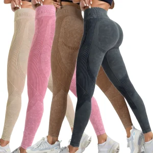 2 Pack Women's High Waisted Yoga Leggings